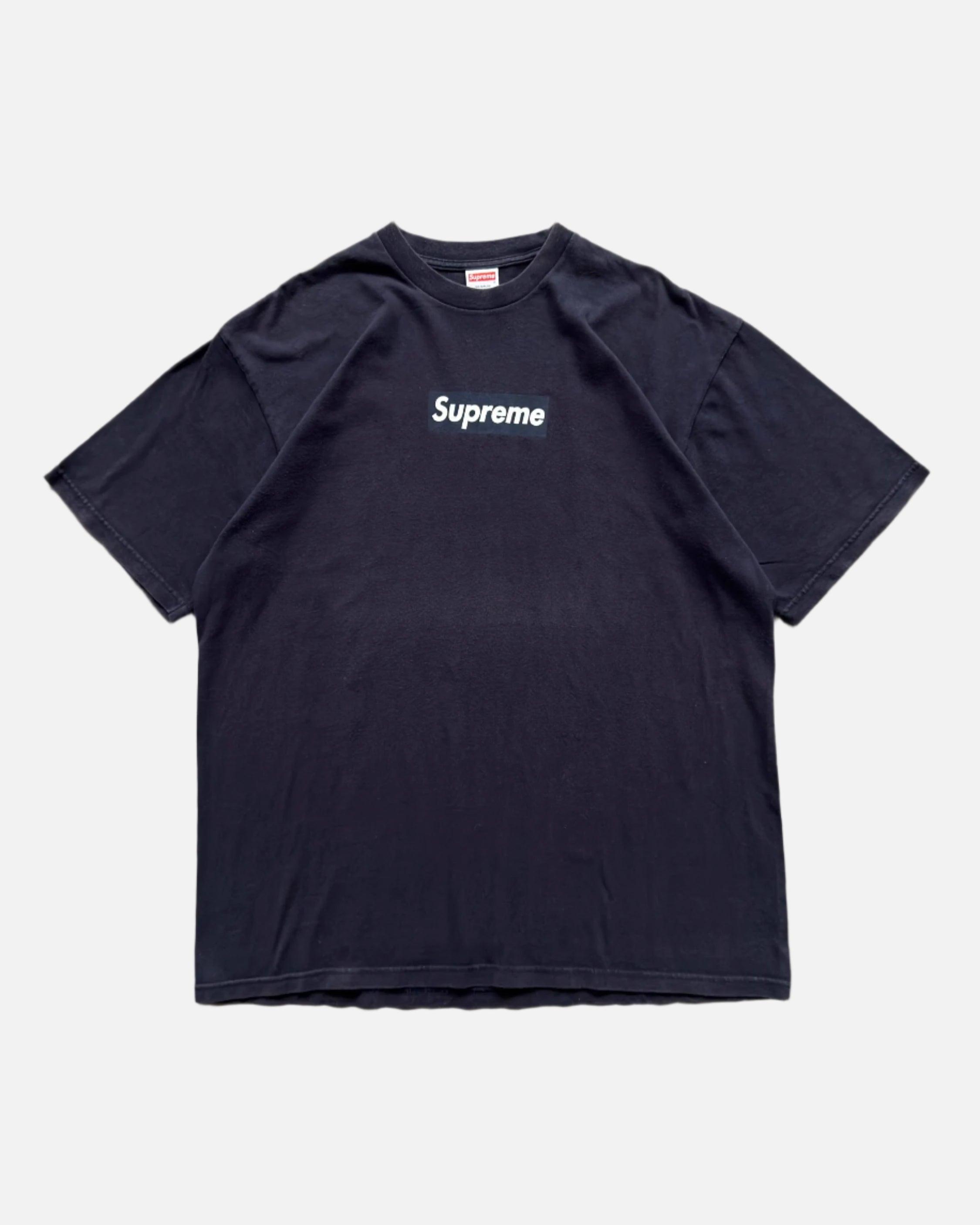 Vintage Supreme Box Logo Tee - Dark Navy | UNMARKET Vintage Supreme Box Logo Tee - Dark Navy | UNMARKET