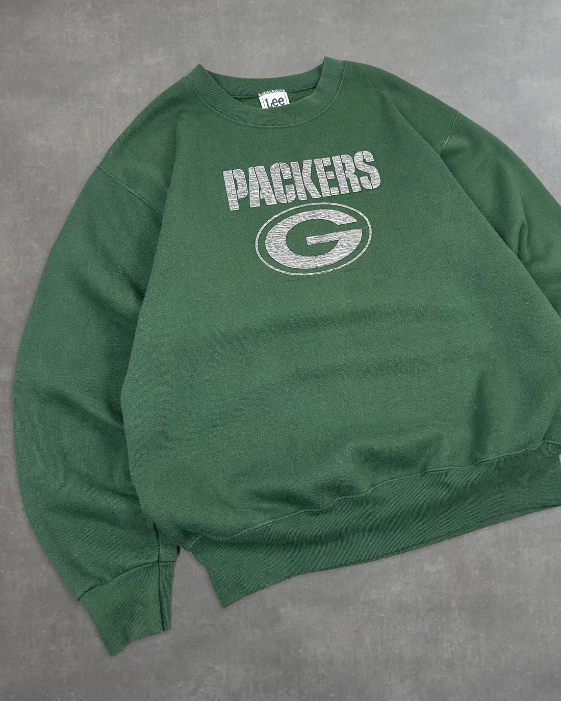 VINTAGE DARK GREEN NFL PACKERS CREW - M