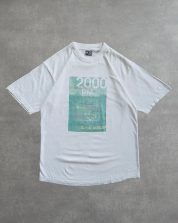 VINTAGE WHITE 2000 KAJAK DM TEE - M