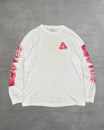 PALACE WHITE P-3D LONGSLEEVE - M