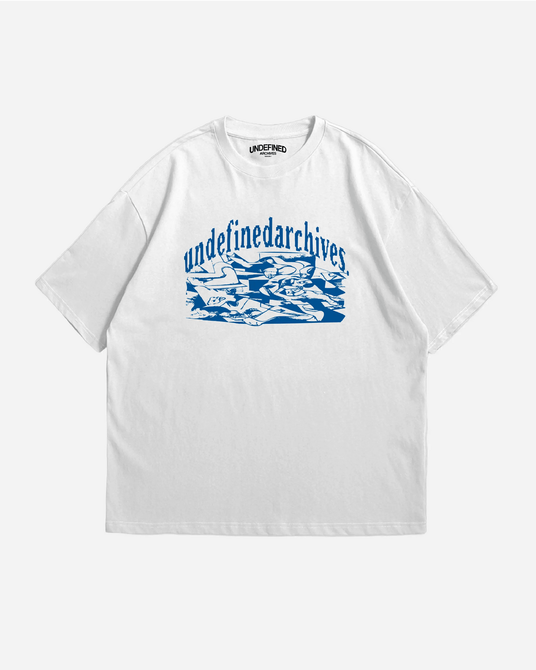 PERFEC TBLUE CASSO HEAVYWEIGHT BOX FIT TSHIRT - UNMARKET