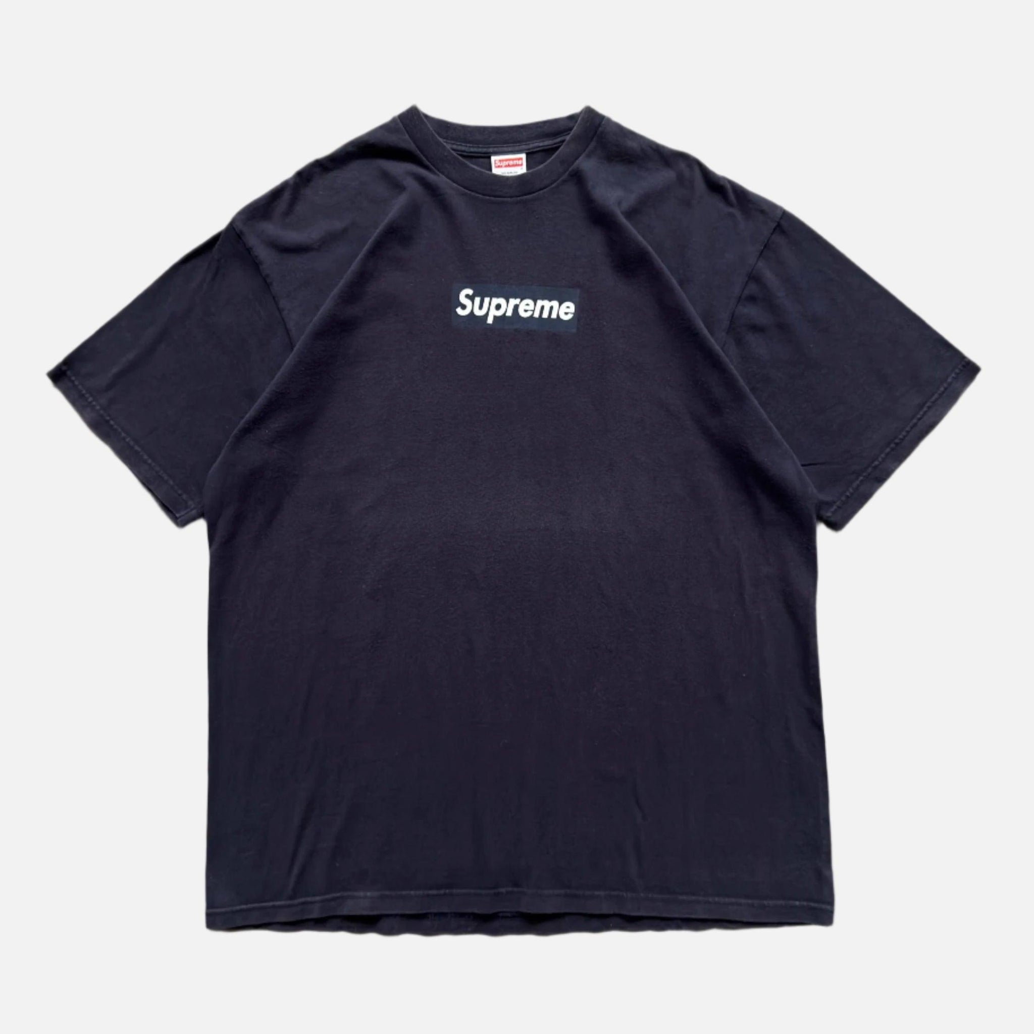 Vintage Supreme Box Logo Tee - Dark Navy | UNMARKET Vintage Supreme Box Logo Tee - Dark Navy | UNMARKET
