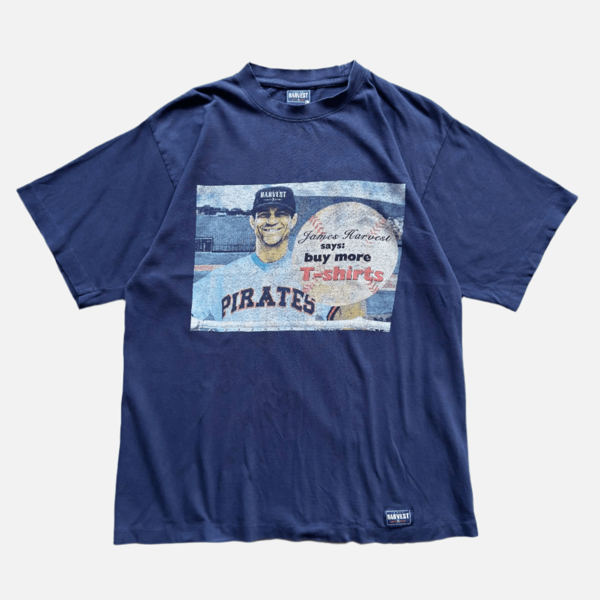 VINTAGE BASEBALL TEE - L