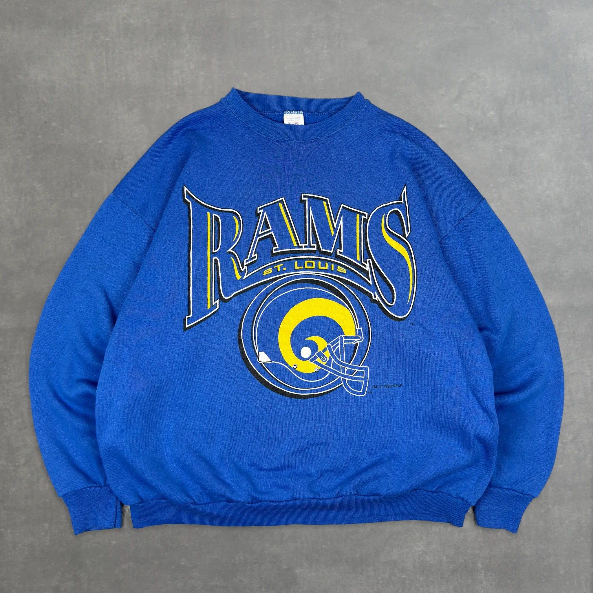 VINTAGE BLUE NFL LA RAMS SWEATSHIRT - XL