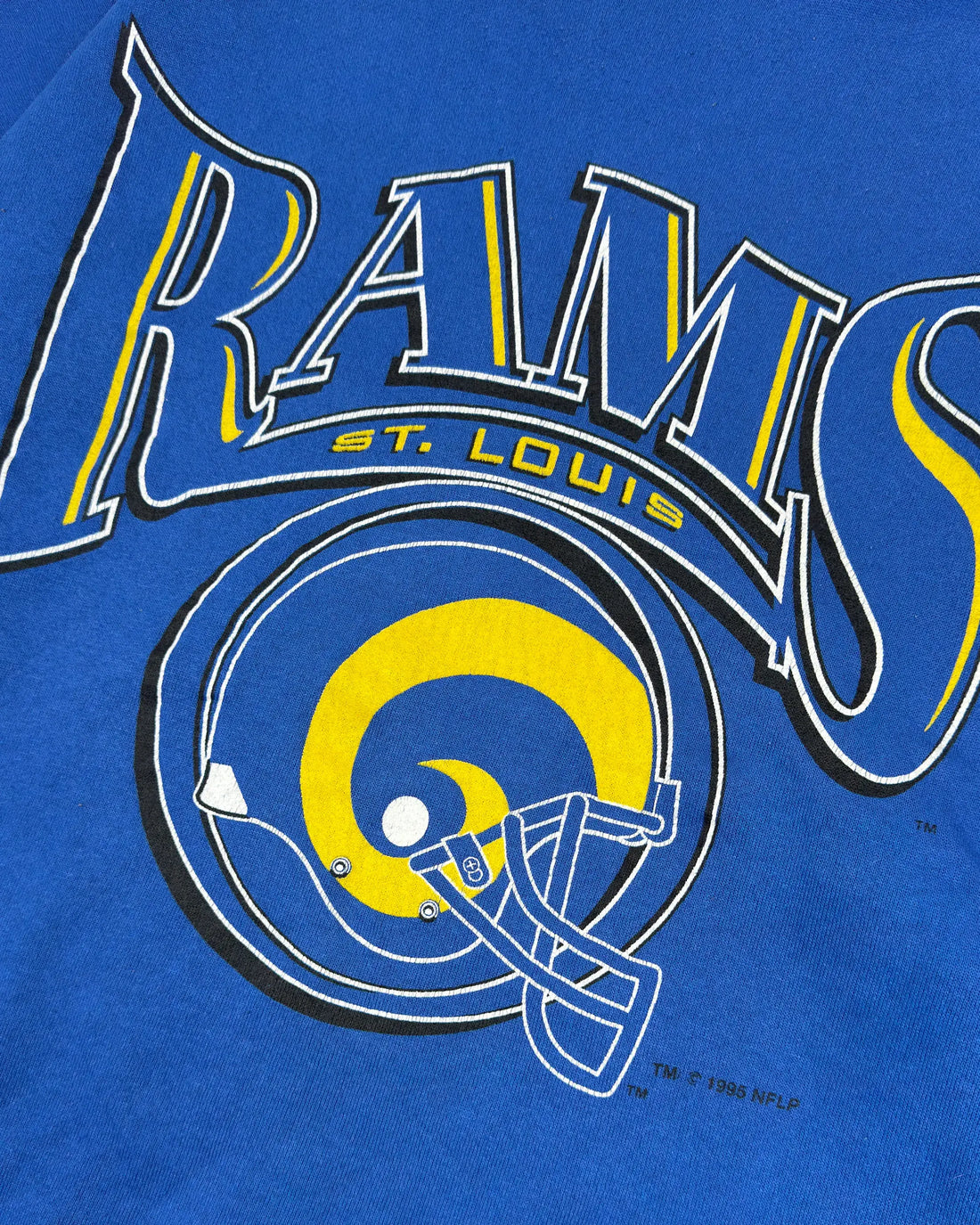 VINTAGE BLUE NFL LA RAMS SWEATSHIRT - XL