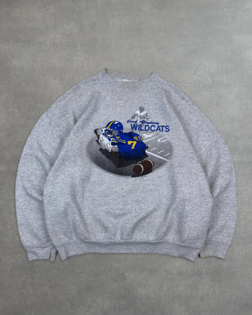 VINTAGE GREY 1990 WILDCATS SWEATSHIRT - XL