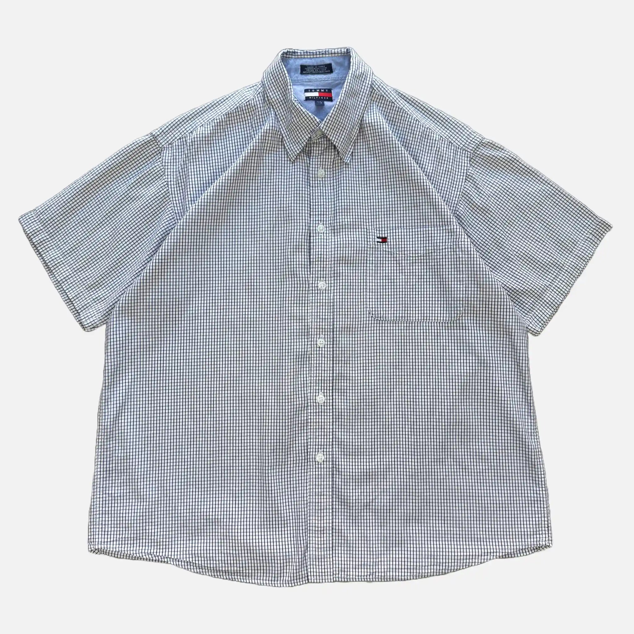 VINTAGE TOMMY HILFIGER S/S SHIRT - L