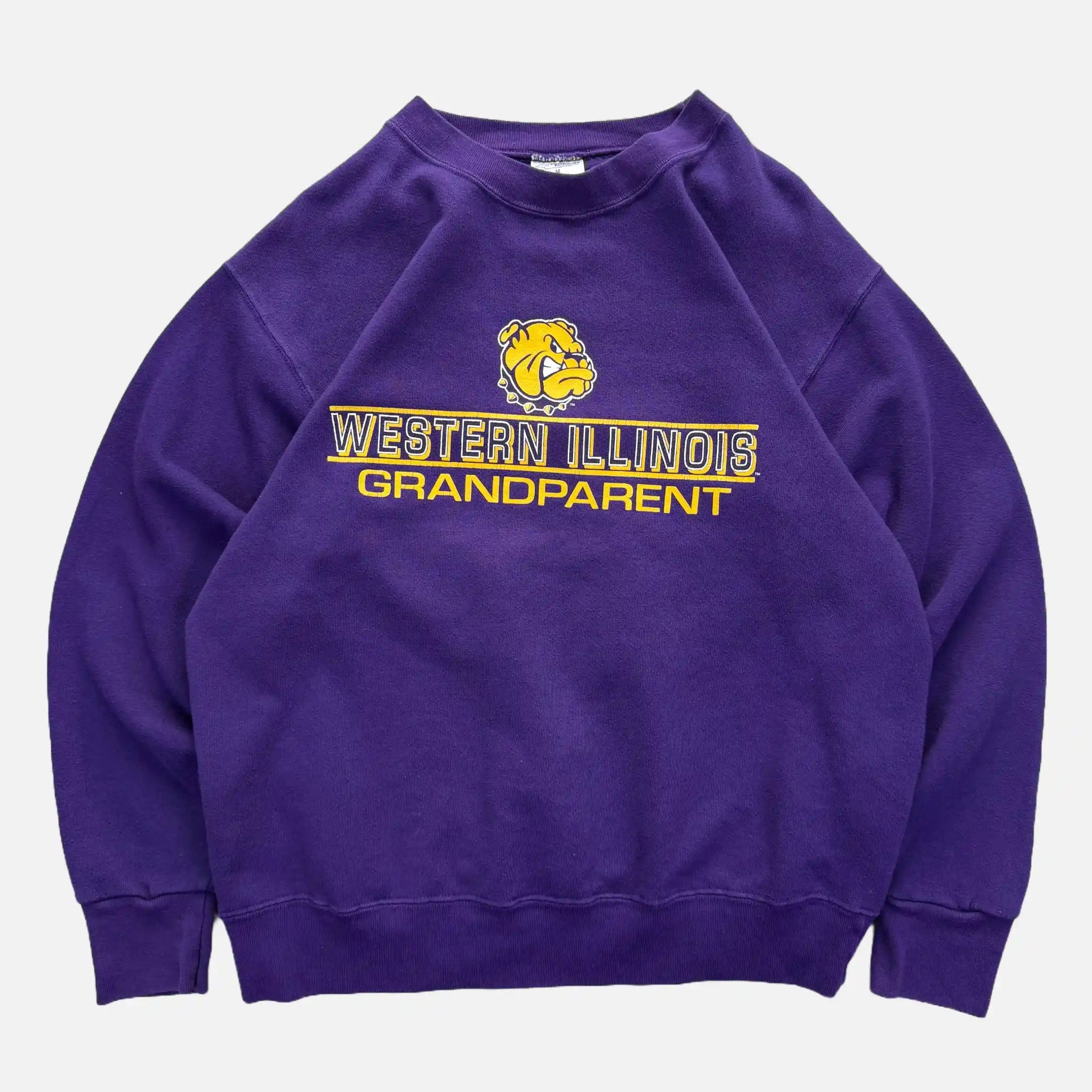 VINTAGE WESTERN ILLINOIS CREWNECK - M