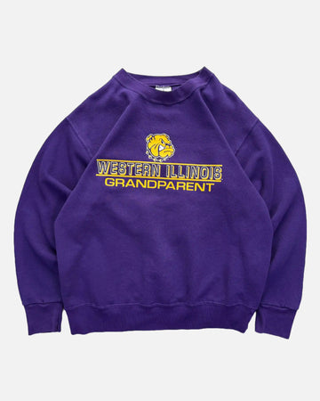 VINTAGE WESTERN ILLINOIS CREWNECK - M