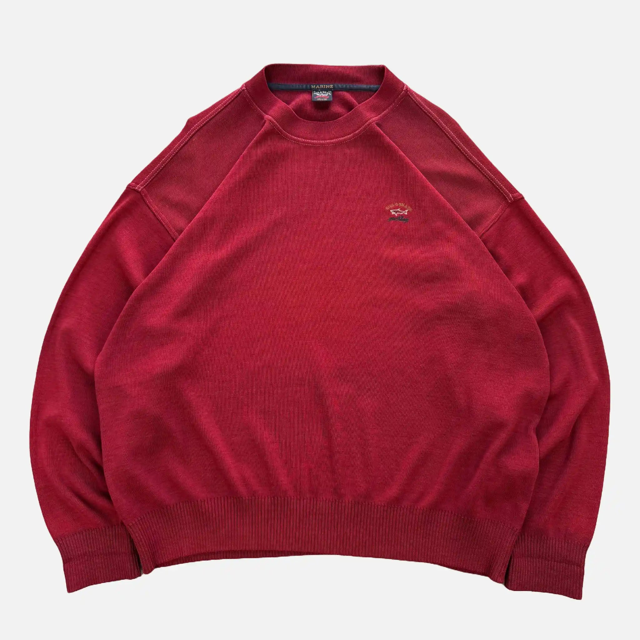VINTAGE WOOL KNIT CREWNECK - XXL