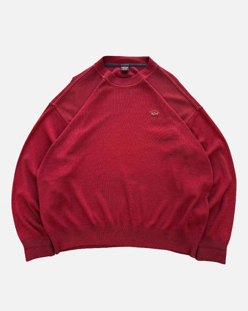 VINTAGE WOOL KNIT CREWNECK - XXL