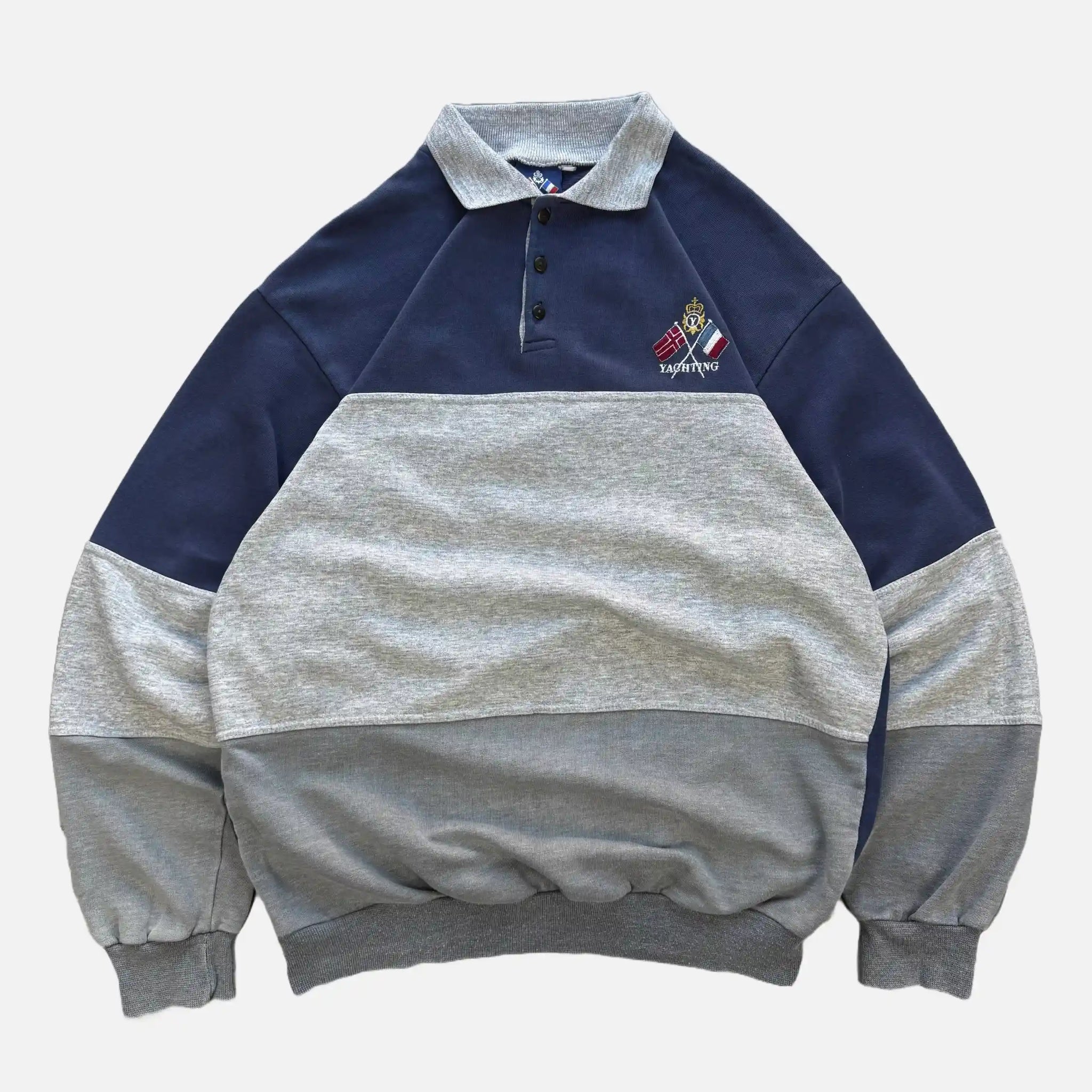VINTAGE YACHTING CREWNECK - L