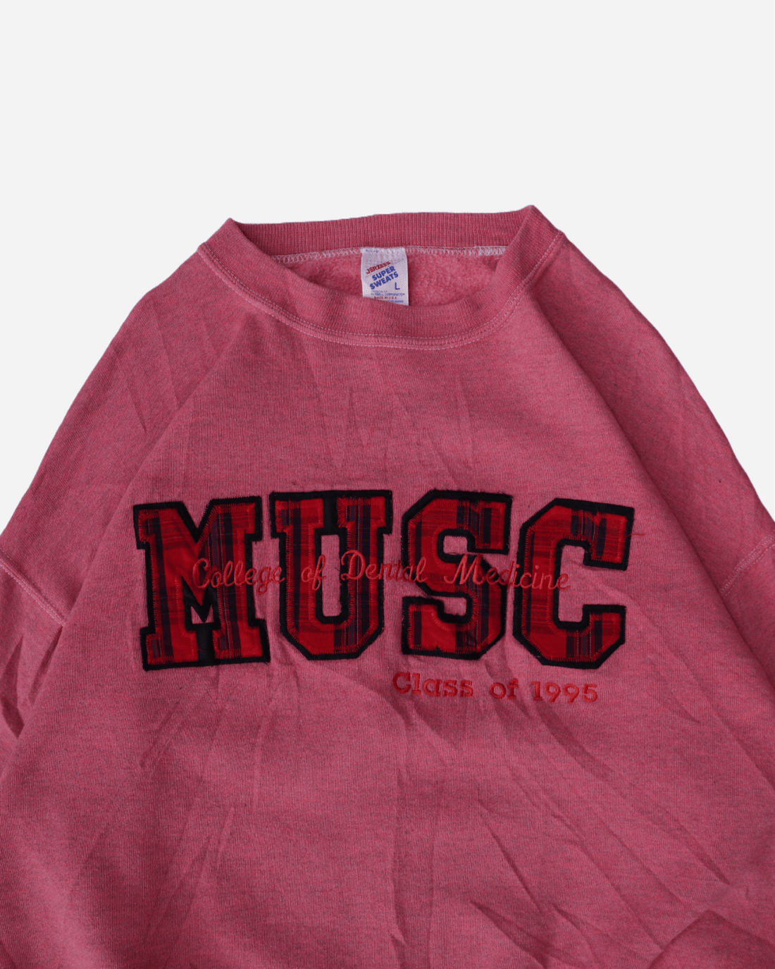 1995 Vintage MUSC Sweatshirt - Pink | UNMARKET